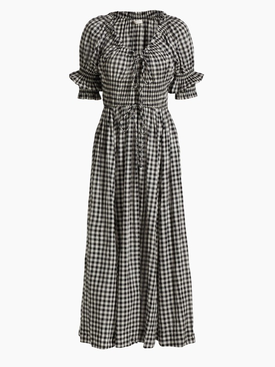 Doen Dresses & Skirts - Doen Ischia Gingham dress worn once